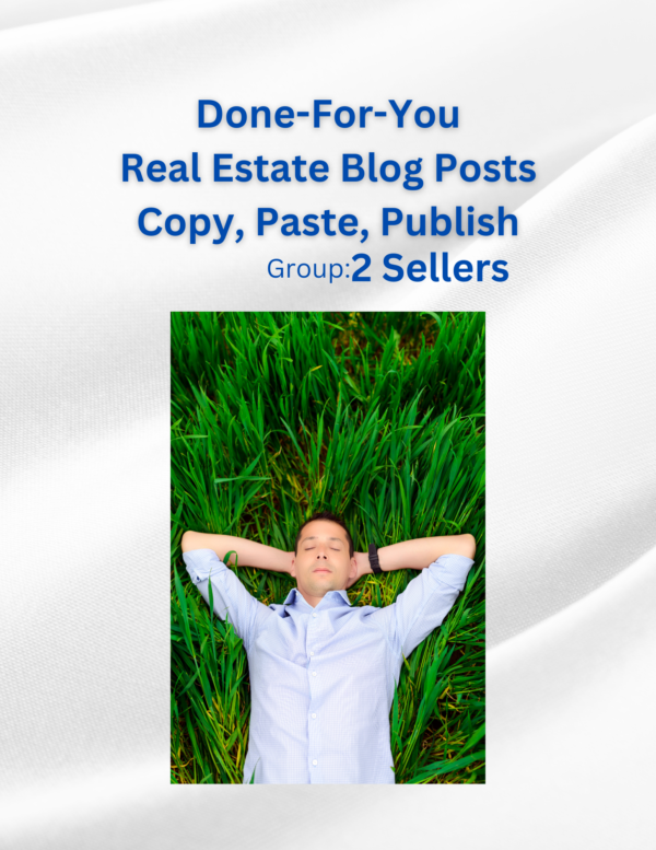 HOME SELLER Blog Pack – 5 Ready-to-Use Blog/Articles with Images- (Group 2)  2912 Total Words